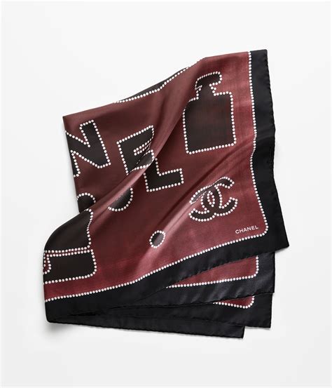 slim chanel|Chanel square scarves.